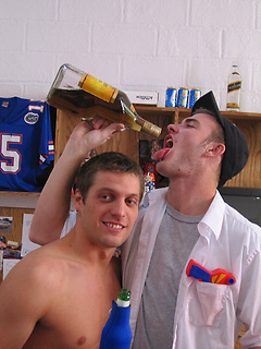 Horny college boys get drunk and fuck