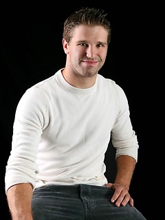 Hairy stud Tanner jacking off dick