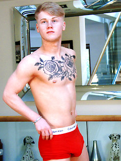 Young Straight & Very Fit Blond Lad Craig